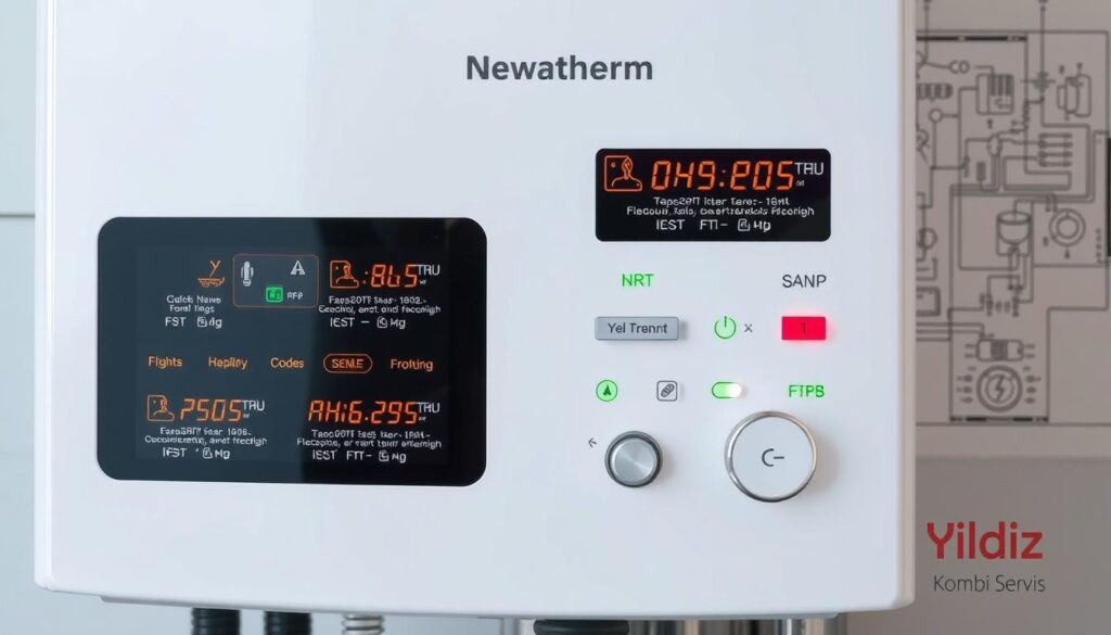 newatherm kombi arıza kodları